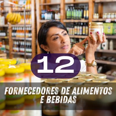 fornecedores de alimentos e bebidas